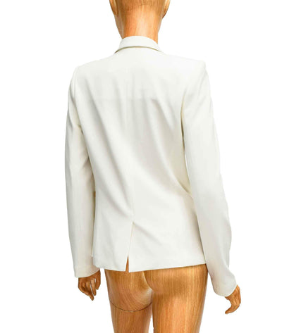 Velvet by Graham & Spencer Clothing Small Satin Notch-Lapel Blazer
