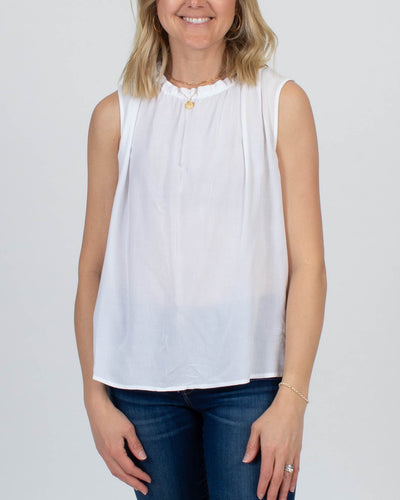 Velvet by Graham & Spencer Clothing Small White Tank