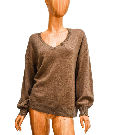 Velvet by Graham & Spencer Clothing XS Cashmere Scoop-Neck Sweater