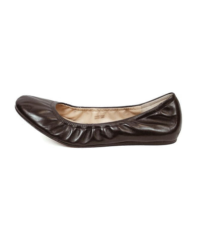 Vera Wang Lavender Shoes Large | US 10 Lillian Black Leather Flats