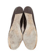 Vera Wang Lavender Shoes Large | US 10 Lillian Black Leather Flats