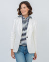 Veronica Beard Accessories One Size Striped Hooded Scarf