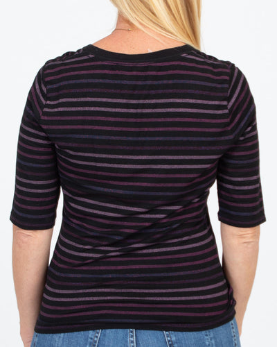 Veronica Beard Clothing Medium Striped Tee