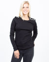 Veronica Beard Clothing Small Long Sleeve Ribbed Tee Shirt