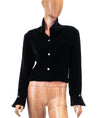 VICTOIRE Clothing Small | US 4 I IT 40 Velvet Blazer with Silk Lining