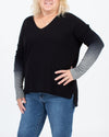 Vince Clothing Large Long Sleeve Ombre Sweater
