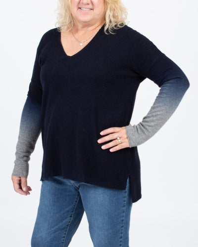 Vince Clothing Large Long Sleeve Ombre Sweater
