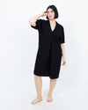 Vince Clothing Medium Black Short Sleeve Shift Dress