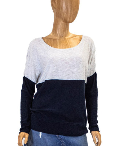 Vince Clothing Medium Block Colored Long Sleeve Top
