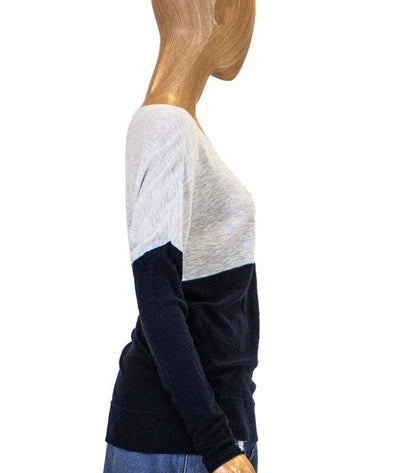 Vince Clothing Medium Block Colored Long Sleeve Top