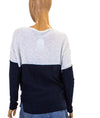 Vince Clothing Medium Block Colored Long Sleeve Top