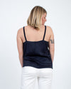 Vince Clothing Medium Navy Sleeveless Blouse