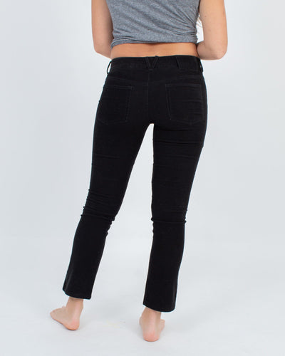 Vince Clothing Medium | US 6 Black Corduroy Pants