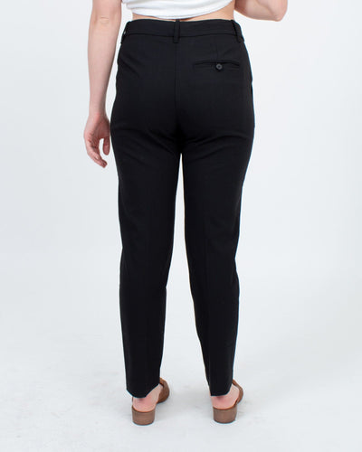 Vince Clothing Medium | US 6 Black Straight Leg Trousers