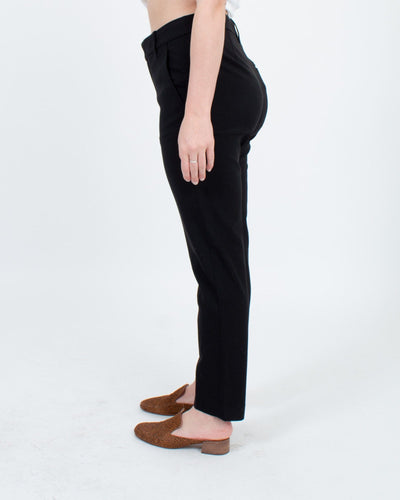 Vince Clothing Medium | US 6 Black Straight Leg Trousers