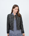 Vince Clothing Medium | US 6 Tweed Collarless Blazer