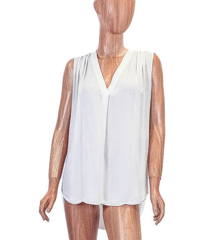 Vince Clothing Medium V-Neck Silk Tank