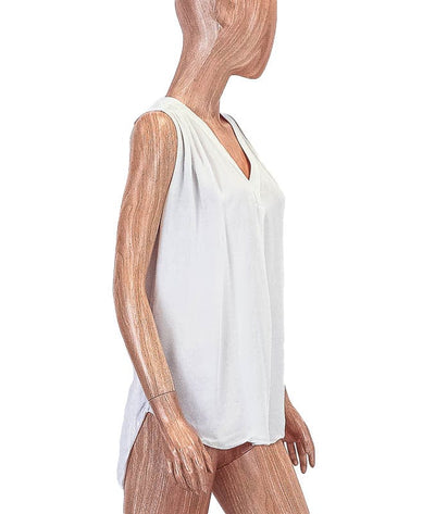 Vince Clothing Medium V-Neck Silk Tank
