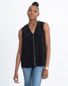 Vince Clothing Small Black Sleeveless Blouse