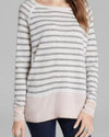 Vince Clothing Small "Breton" Cashmere Striped Sweater