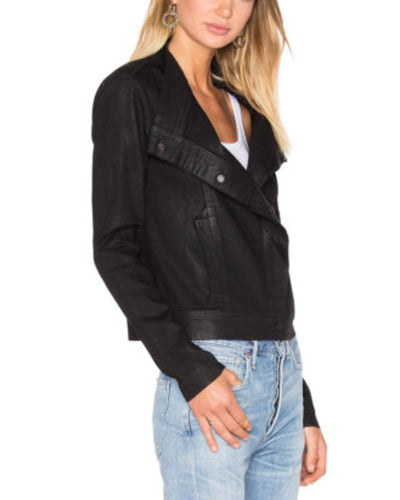 Vince Clothing Small Coated Denim Jacket