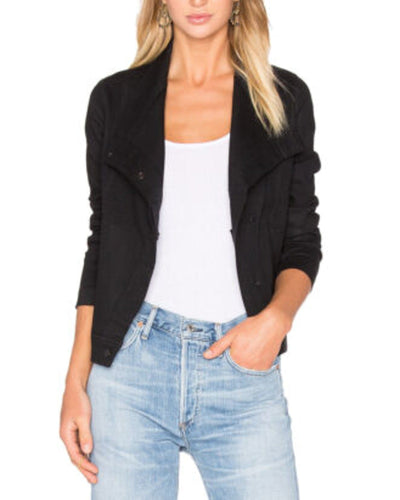Vince Clothing Small Coated Denim Jacket