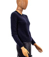 Vince Clothing Small Navy Cashmere Pullover Sweater