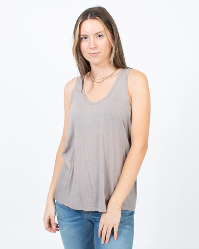 Vince Clothing XS Lightweight Metallic Tank