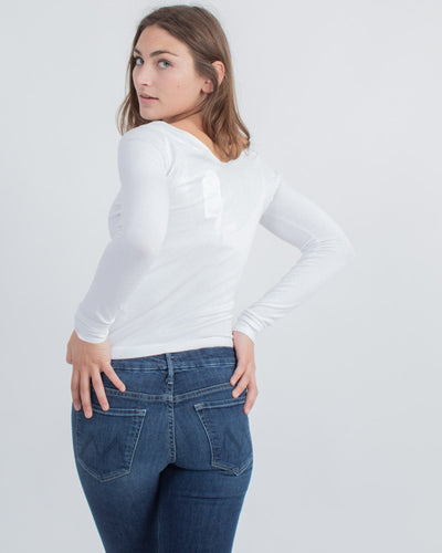 Vince Clothing XS Long Sleeve Casual Tee