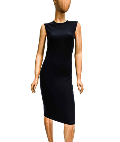 Vince Clothing XS Sleeveless Fitted Black Dress