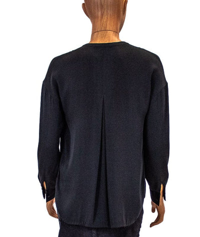 Vince Clothing XXS | US 0 Semi-Sheer Long Sleeve Blouse