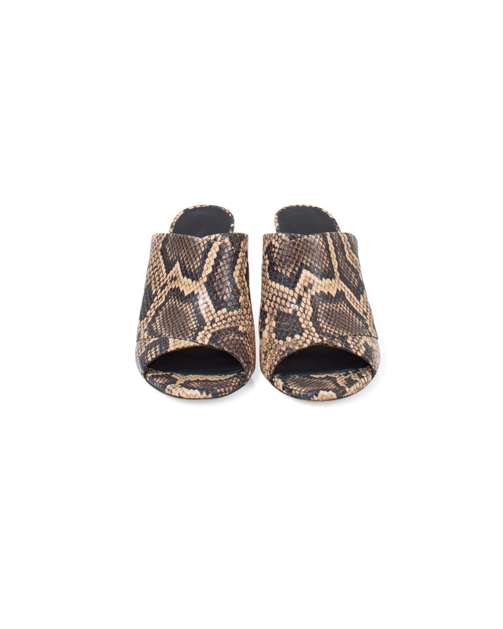 Animal print slides mules sale