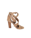 Vince Shoes Small | US 6 Leather & Suede Wrap Heeled Sandals