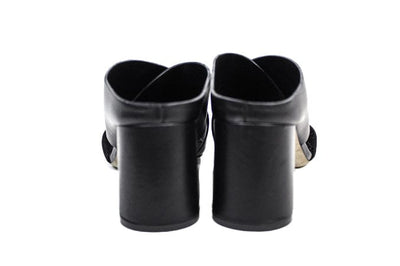 Vince Shoes Small | US 7.5 I IT 37.5 Black Leather Mules