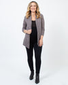 White + Warran Clothing XS Cashmere Open Front Cardigan