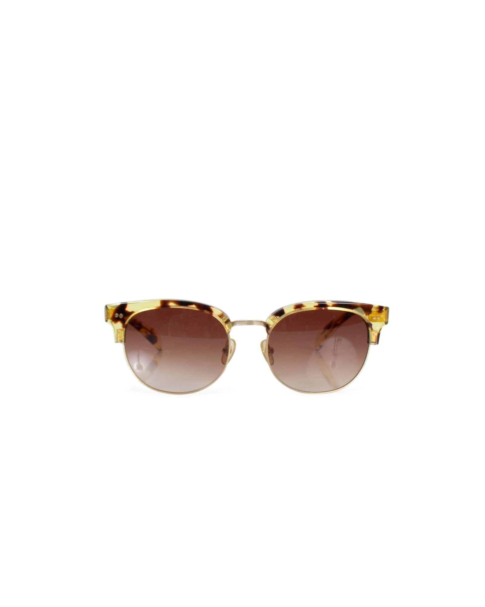 Wildfox Accessories One Size "Clubhouse" Tortoise Horn Rimmed Sunglasses