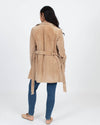 Wilsons Leather Clothing Small Suede Trench Coat