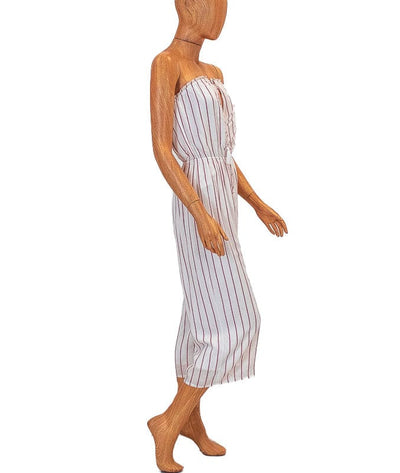 Winston White Clothing XS Striped Strapless Jumpsuit