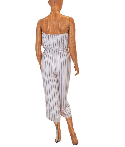 Winston White Clothing XS Striped Strapless Jumpsuit