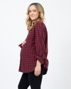 XíRENA Clothing Large Red Plaid Button Down