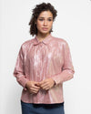 XíRENA Clothing Large Shimmer Button Down Blouse