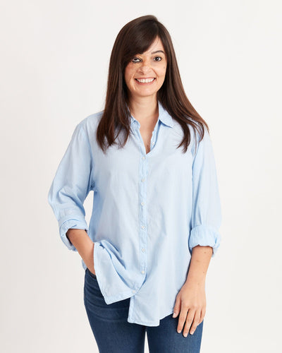 XíRENA Clothing Medium Light Blue Button Down