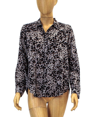 XíRENA Clothing Medium Printed Botton Down Blouse