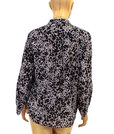 XíRENA Clothing Medium Printed Botton Down Blouse