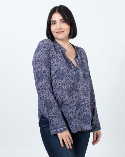 XíRENA Clothing Medium Printed Button Down