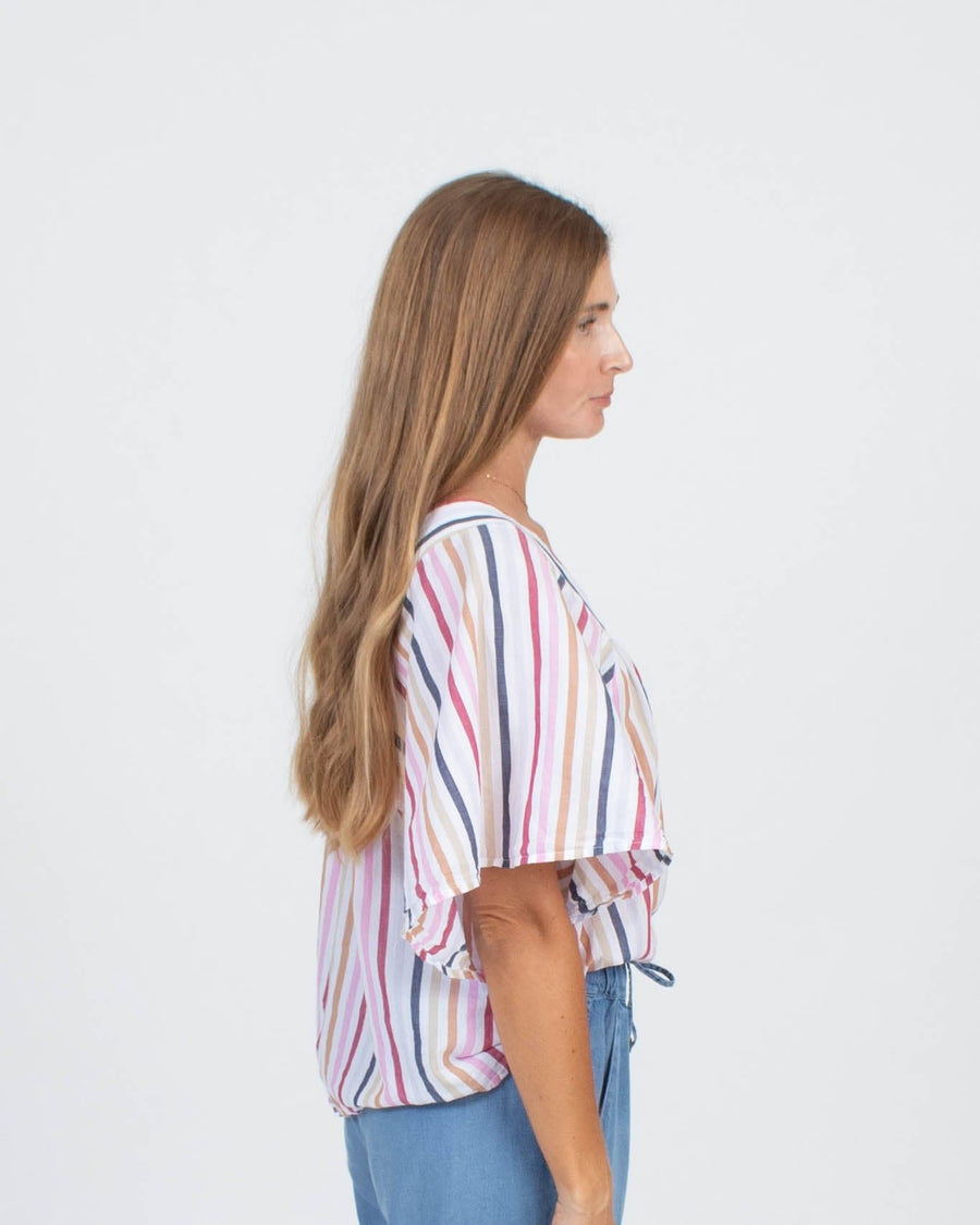 XíRENA Clothing Small Multicolor Striped Blouse