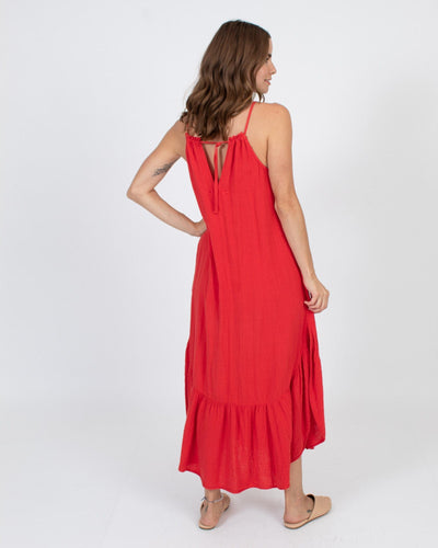 XíRENA Clothing Small Sleeveless Tie Back Maxi Dress