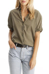 XíRENA Clothing XS Short Sleeve Button Down