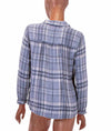 XíRENA Clothing XS Soft Plaid Henley Blouse