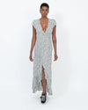 XIX Palms Clothing Small Printed Wrap Dress